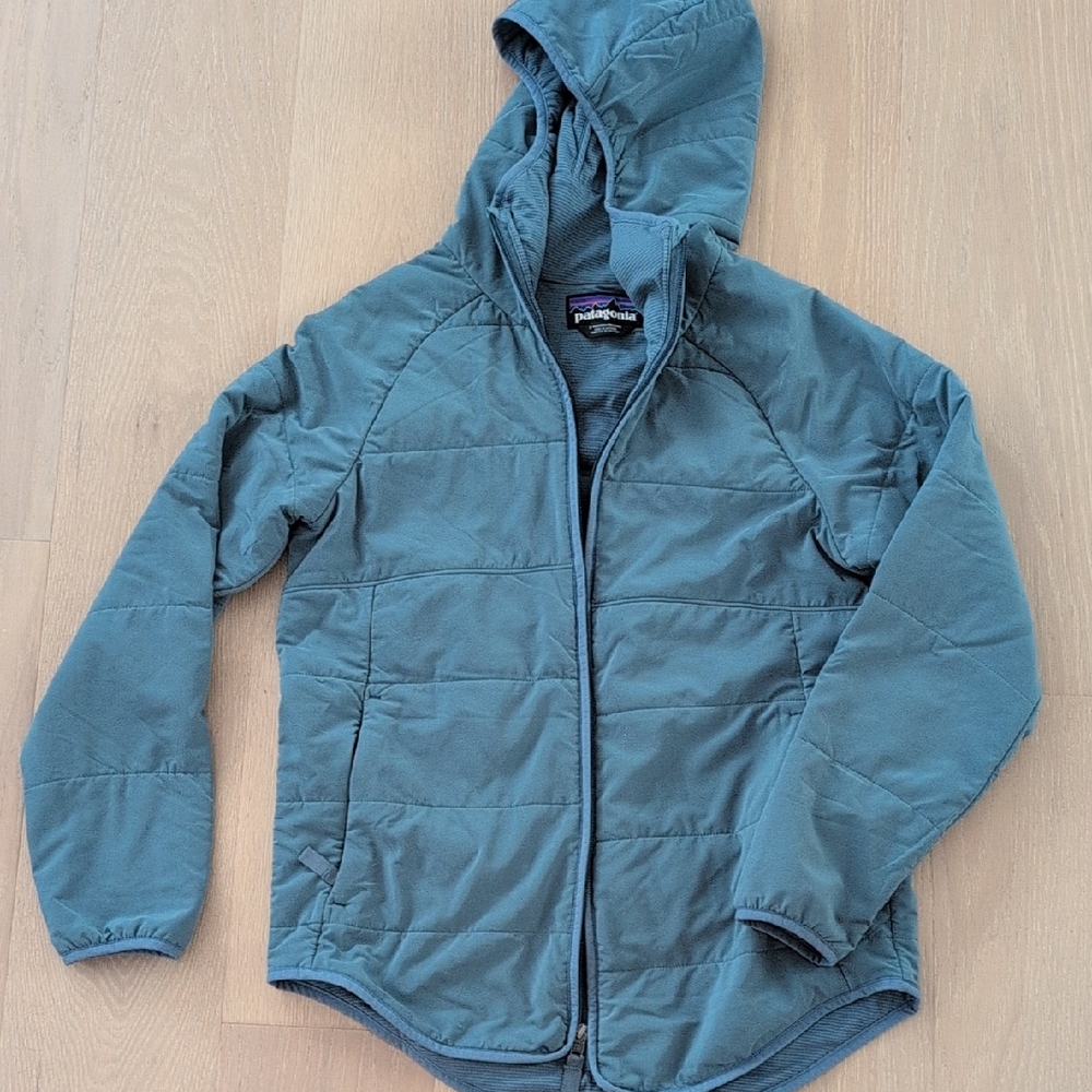 Patagonia Teal Hooded Jacket
